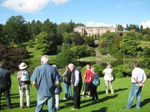 Visit by Hankelow Amenities Group to Hodnet Hall Gardens in September 2010